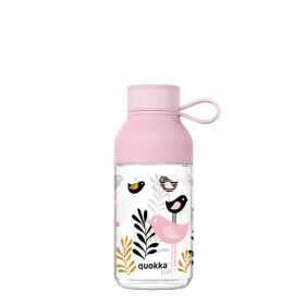 Quokka Ice Kids with strap 430ml Birds / Fľaša na vodu / pútko / tritan (8412497401529)