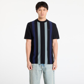 Tričko FRED PERRY Vertical Stripe T-Shirt Black S
