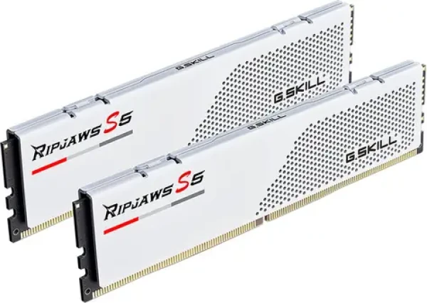 G.Skill 32GB DDR5 CL28 Ripjaws S5 white F5-5600J2834F16GX2-RS5W