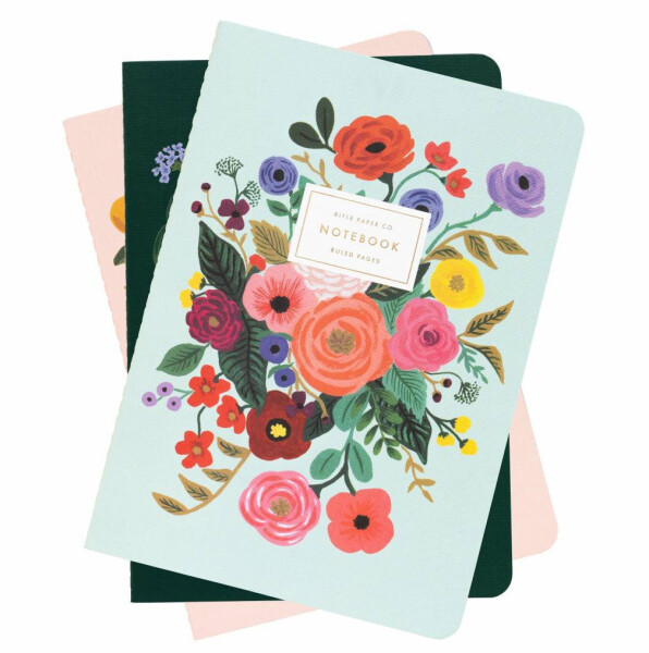 Rifle Paper Co. Set linkovaných zápisníkov Garden Party - 3ks