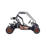 Mamido Detské benzínové autíčko Buggy LUCKY SEVEN LIFT 125CC oranžové