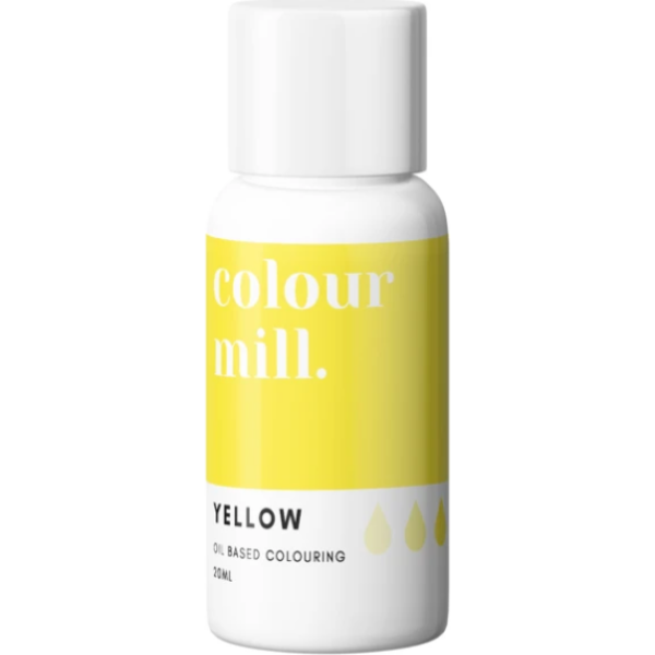 Olejová farba 20 ml vysoko koncentrovaná žltá - colour mill - colour mill