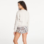 Mikina adidas W Animal Print French Terry 3 Stripes Sweatshirt Wonder Aluminium/ Multicolor XS