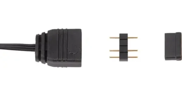 Silverstone ARGB rozbočovací kábel 4X 30 cm / Rozbočovací kábel / 4 kanály (SST-CPL03)