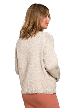 Dámsky Cardigan BK074 Beige - BeWear L/XL béžová