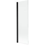 MEXEN - MIST vaňová zástena 60x150 cm 6mm 1-s, čierna, číra 8A9-060-001-70-00