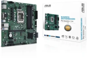 ASUS PRE B660M-C D4-CSM / B660 / LGA 1700 / 4x DDR4 / PCIEx16 / 1x GLAN / micro-ATX (90MB19B0-M0EAYC)