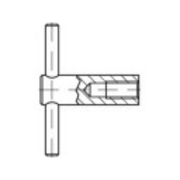 TOOLCRAFT 137861 kolíková matica M16 DIN 6305 ocel leštené 1 ks; 137861