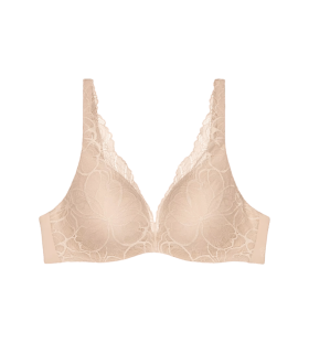 Dámska podprsenka Body Make-Up Illusion Lace WP - BROWN - TRIUMPH BROWN - TRIUMPH BROWN 90B