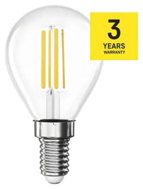 Emos LED žiarovka Filament Mini Globe 7W E14 / Žiarovka / náhrada za 75W / neutrálna biela / 1055 lm (1525731456)