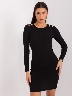 Dámske šaty RV SK 9219.13P Black - FPrice S/M černá