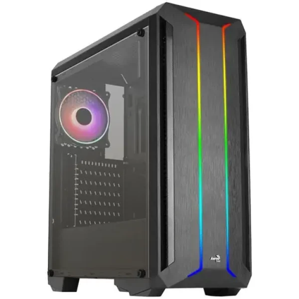 AeroCool Skyline ARGB V2 strieborná / ATX / 2x USB-A 3.0 / 2x USB-A 2.0 / 1x 120mm / bez zdroja / priehľadná bočnica (ACCM-PV39112.11)