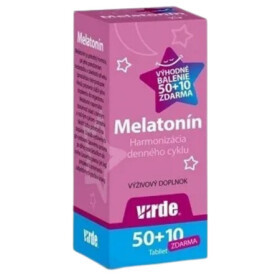 VIRDE Melatonín 50 + 10 tabliet