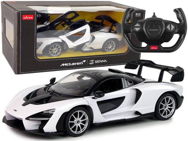 RASTAR Auto R/C McLaren Senna Rastar 1:14 biela na diaľkovom ovládaní