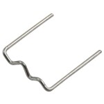 Opravná spona v tvare U, legovaná oceľ, Ø 0,8 mm, 50 kusov KS Tools 150.1063; 150.1063
