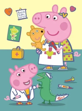 Trefl - Puzzle - Prasiatko Peppa: Zdravotná prehliadka