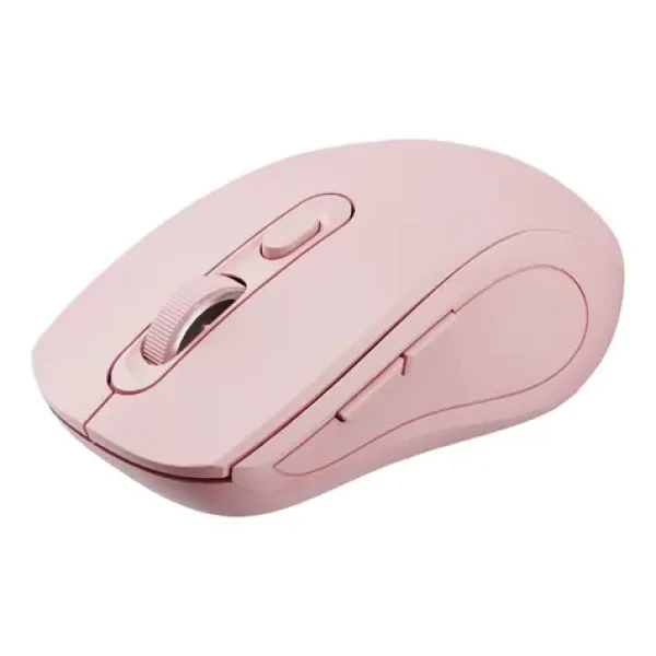 C-tech WLM-12PK ružová / Bezdrôtová optická myš / 1600DPI / 6 tlačidiel / BT/2.4GHz / USB nano receiver (WLM-12PK)