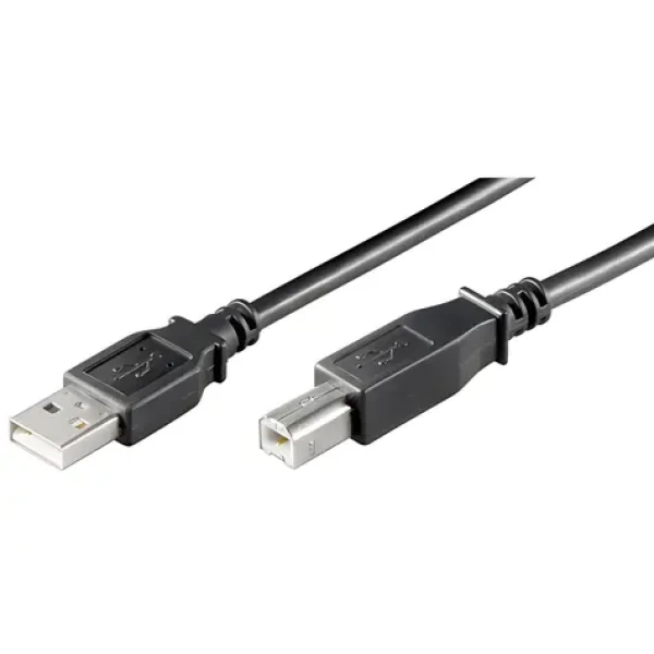 Goobay 68901 3 m čierna / USB kábel / USB 2.0 (68901)