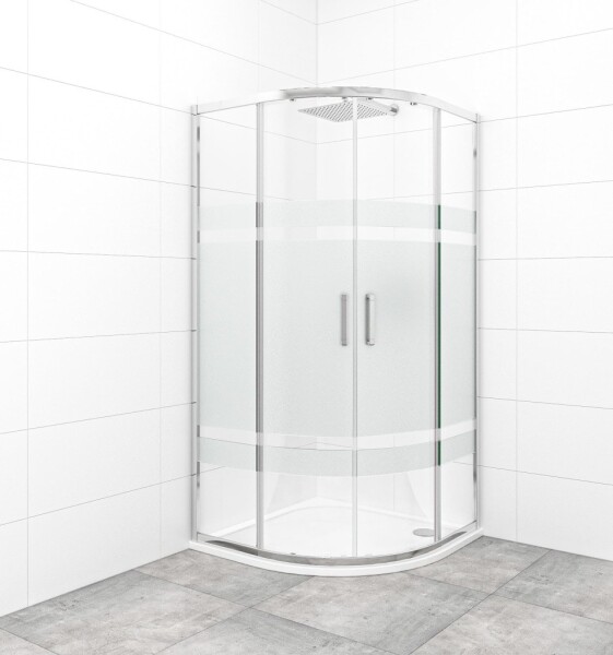 Sprchovací kút štvrťkruh 90x90 cm SAT TEX SATBKTEXS90CRS SATBKTEXS90CRS