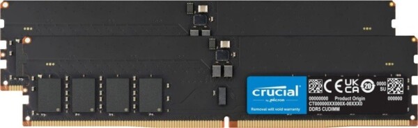 Crucial Pamięć DDR5 64GB/6400 (2*32GB) CL52 CUDIMM Crucial