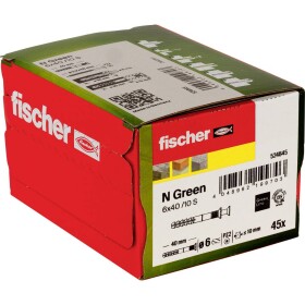 Fischer klincová hmoždinka 40 mm 6 mm 524845 45 ks; 524845