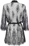 Dámsky sexy župan V-9910 Black - Axami one size černá