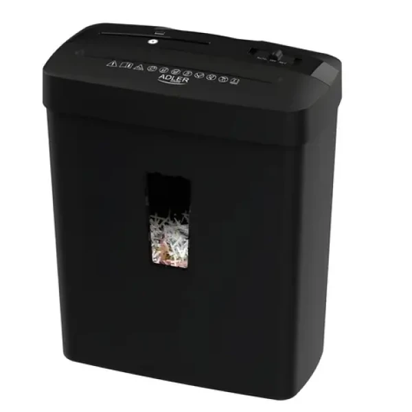 Adler AD 1037 čierna / Skartovač / P-4 / 13 l / 200 W / CD a kreditné karty (AD 1037b)