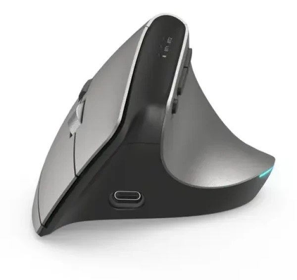 HAMA EMW-700 šedá / Vertikálna myš / Bezdrôtová / Bluetooth 4.2 / Nabíjacia / 8 tlačidiel (182691)