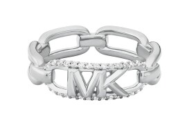Michael Kors Strieborný prsteň so zirkónmi Premium MKC1658CZ040 52 mm