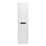 Kúpeľňová skrinka vysoká SAT Fusion 40x149x33 cm biela mat SATFUSIONV40W SATFUSIONV40W