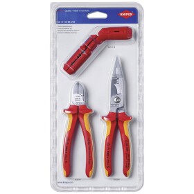 Knipex KNIPEX 00 31 30 BK V01 sada náradia 3-dielna; 00 31 30 BK V01