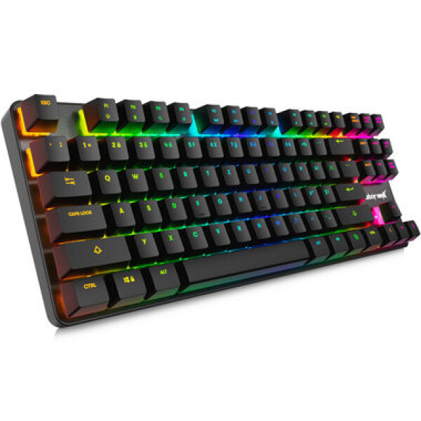 Niceboy ORYX K500X čierna / Herná mechanická klávesnica / RGB / OUTEM Red / TKL / USB / CZ layout / kábel 1.5 m (oryx-k-500x)