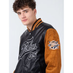 Fubu Bomber Jacket Varsity Block Corduroy Jacket 6075110 Pánske