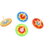 Bigjigs Toys Drevená farebná káča 1 ks