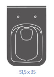 CERSANIT - Závesné WC COMO NEW CLEANON BEZ SEDÁTKA K32-020