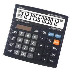 Eleven CT555N čierna / Stolová kalkulačka / dvanásťmiestna (CT-555N)