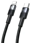 USAMS SJ729 (US-SJ729) čierna / Dátový kábel / USB-C - Lightning / 1,2 m / 30 W (SJ729USBSG01)
