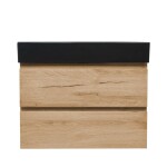 Kúpeľňová skrinka 2 zásuvková s umývadlom SAT B-Way 79x50x45 cm dub mat BWAY280OAKU2BB BWAY280OAKU2BB
