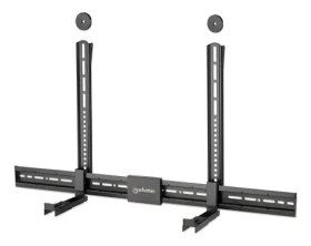 Manhattan Univerzálny držiak pre soundbar čierna / Držiak / na stenu aj VESA / nosnosť 15 kg / nastaviteľný (461849)