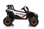 Mamido Mamido Elektrické autíčko Buggy Madman biele | UTV-MX 4x4 | EVA kolesá | 12V 10Ah | EKO koža