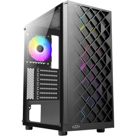 AZZA Spectra midi tower PC skrinka čierna; CSAZ-280B