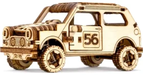 Wooden City 3D Drevené puzzle Superfast Rally Car 1/98 dielikov/od 8 rokov