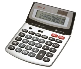Genie 560 T / Kalkulačka / Stolný / 12miestny displej / solárne a batériové napájanie / sklopný displej (10270)
