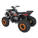 Mamido Detská benzínová štvorkolka RamiGO MONSTER 200CC čierno-oranžová