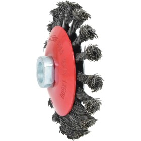 Kužeľová oceľová drôtená okrúhla kefa 0,5 mm, Ø 115 mm KS Tools 340.0049; 340.0049