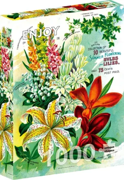 ENJOY Puzzle Vintage kvetinový katalóg