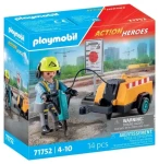 Playmobil® Action Heroes 71752 Stavebný robotník so zbíjačkou