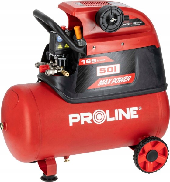 NoName KOMPRESOR OLEJOWY 50L, 1500W/2KM, 8BAR, 169L/MIN PROLINE