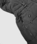 Čierno-sivá obojstranná dámska prechodná bunda J Style (16M9159-392) odstíny černé S (36)
