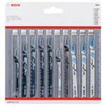 Bosch Accessories 2607011170 Sada kotúčových píl na drevo a kov, 10 kusov 10 ks; 2607011170